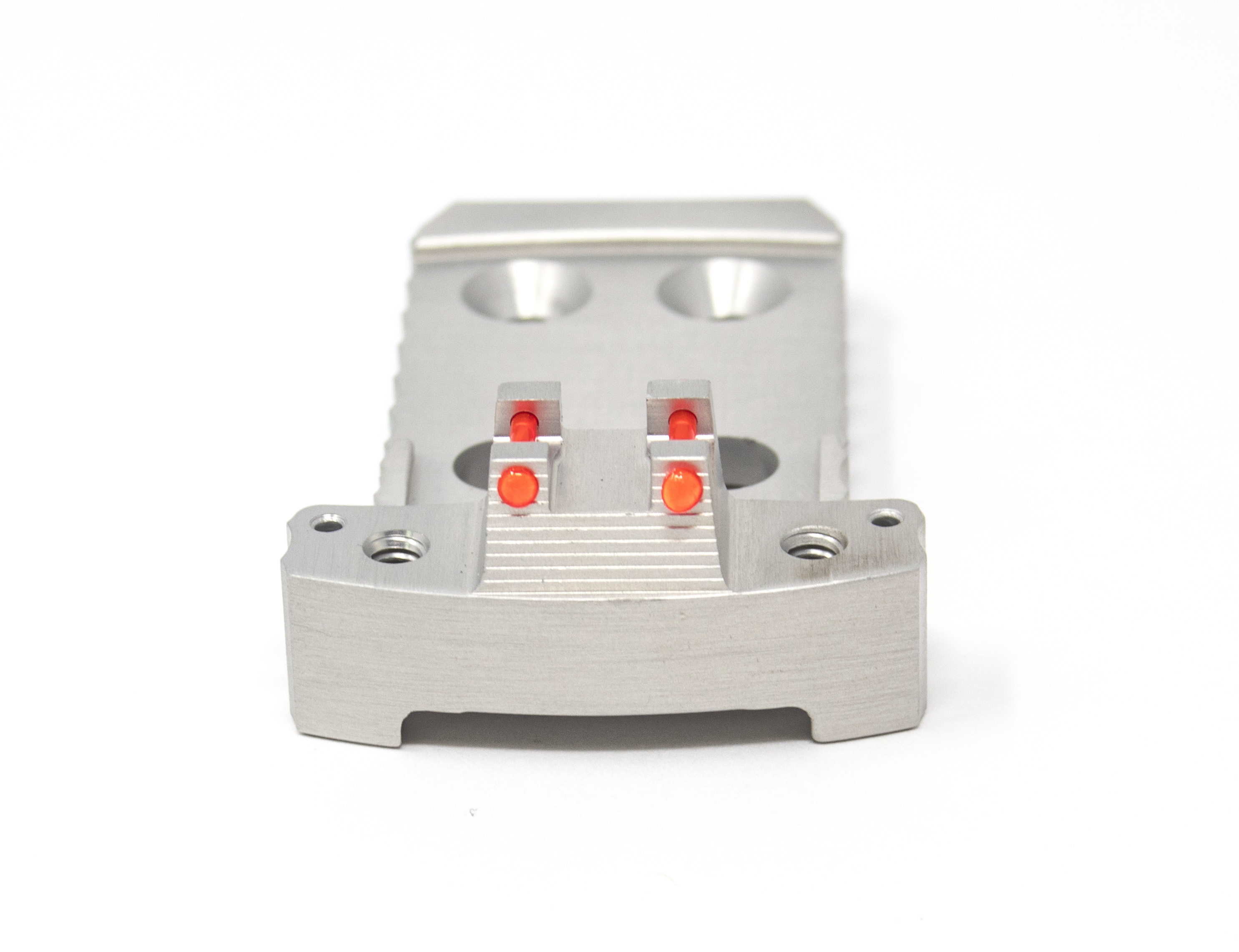 1911 Red Dot Base Plate (Holosun / Fusion) - Light-weight Aluminum - Silver — image 2