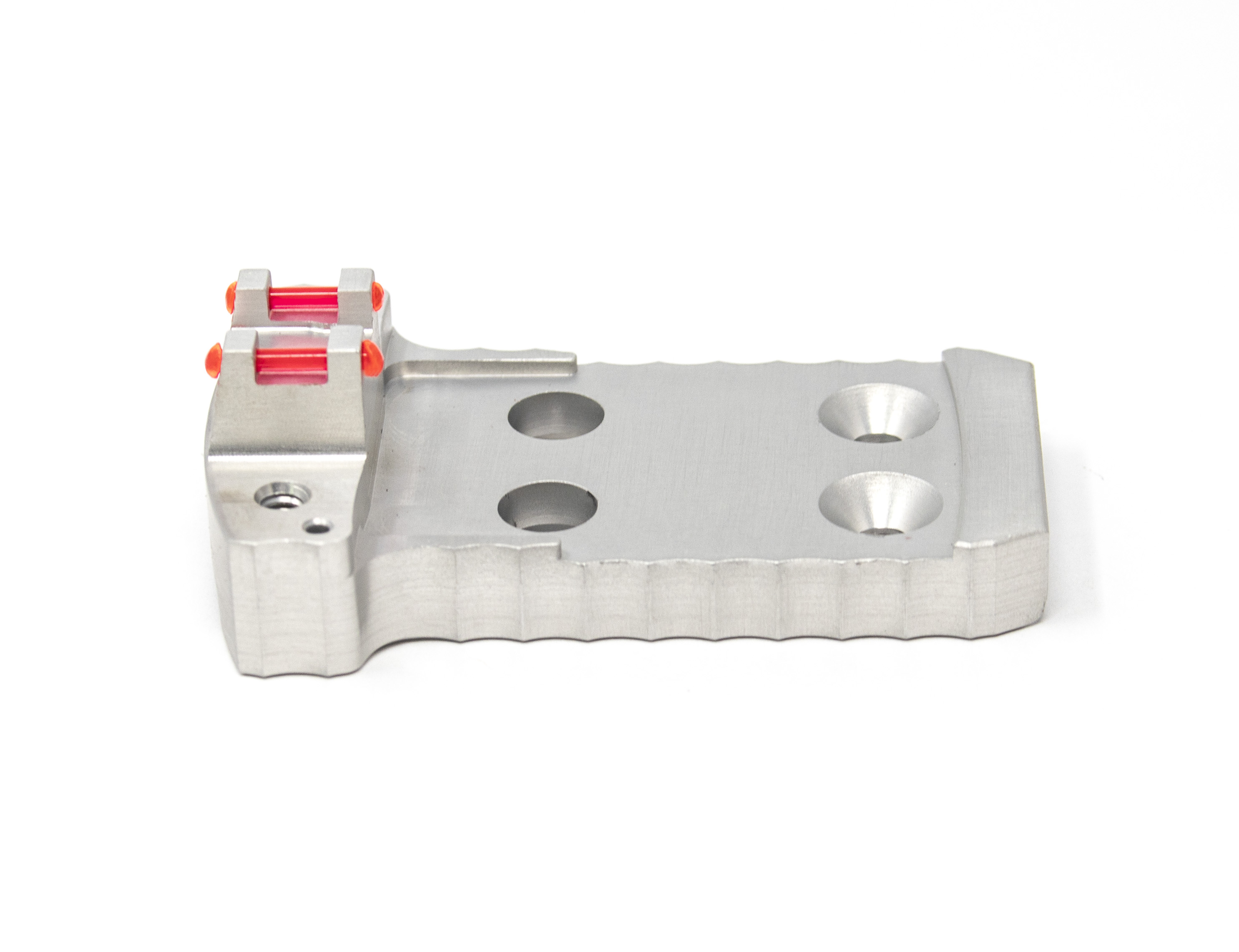1911 Red Dot Base Plate (Holosun / Fusion) - Light-weight Aluminum - Silver — image 3