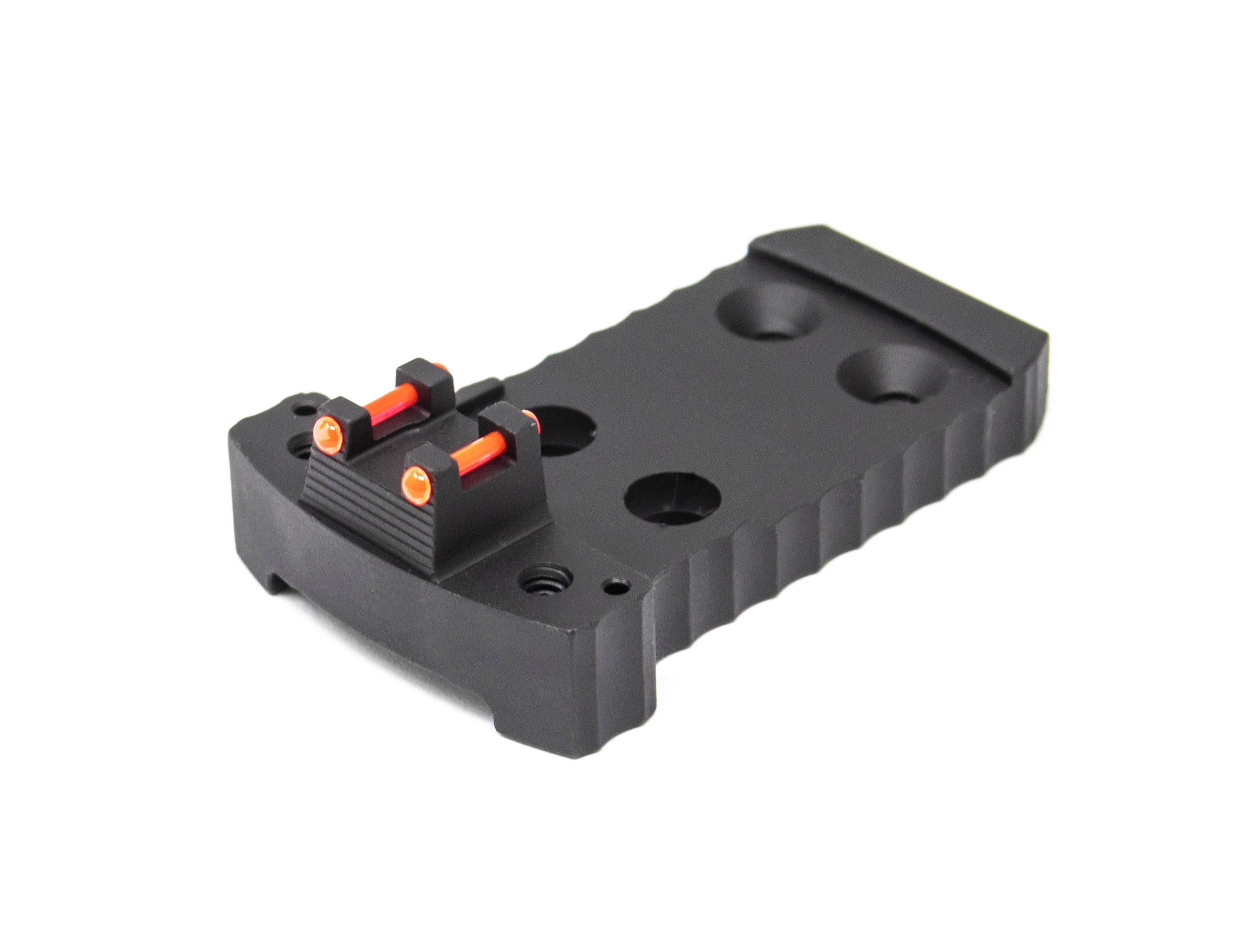 1911 Red Dot Base Plate (Holosun / Fusion) - Light-weight Aluminum - Black