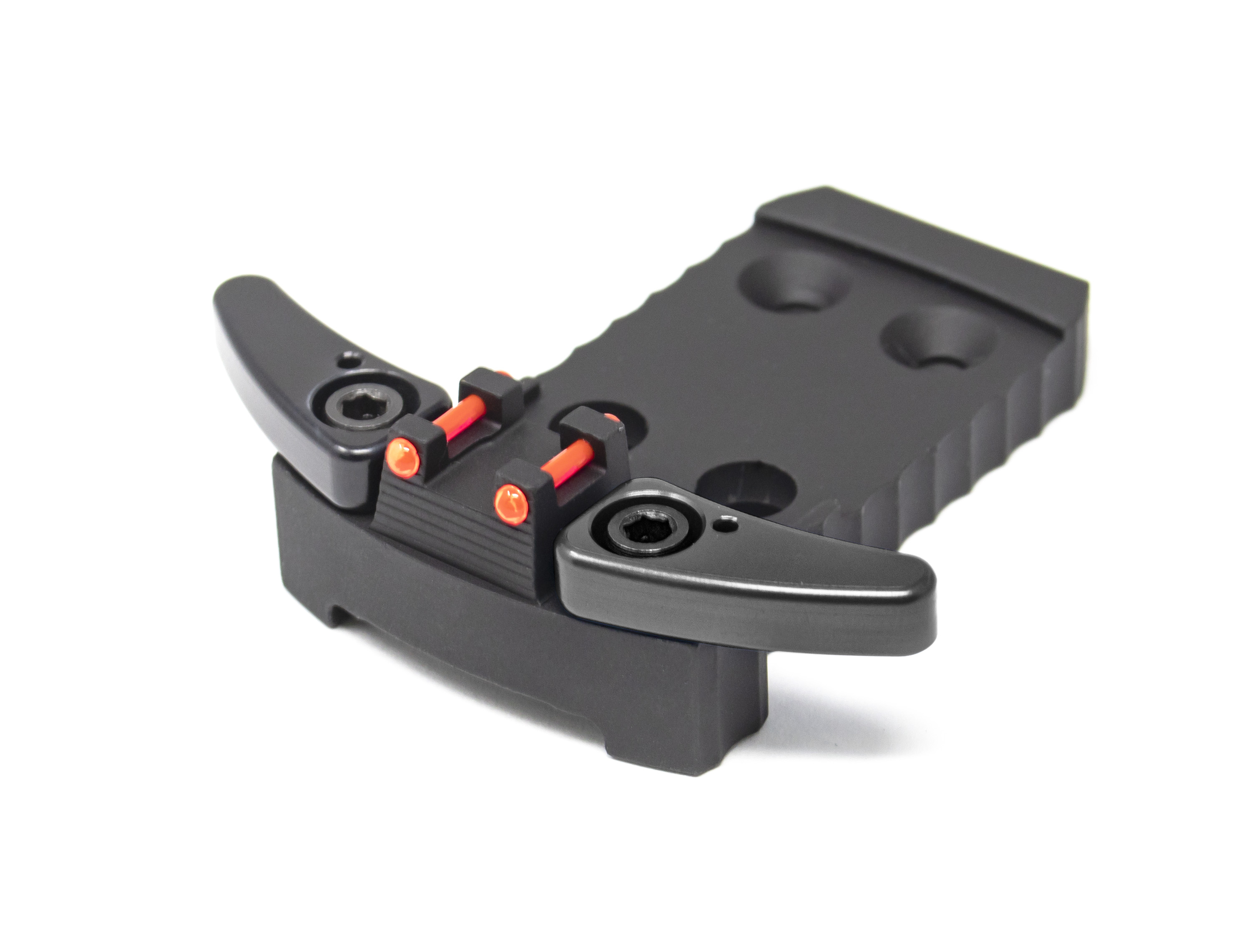 1911 Red Dot Base Plate (Holosun / Fusion) - Light-weight Aluminum - Black — image 4