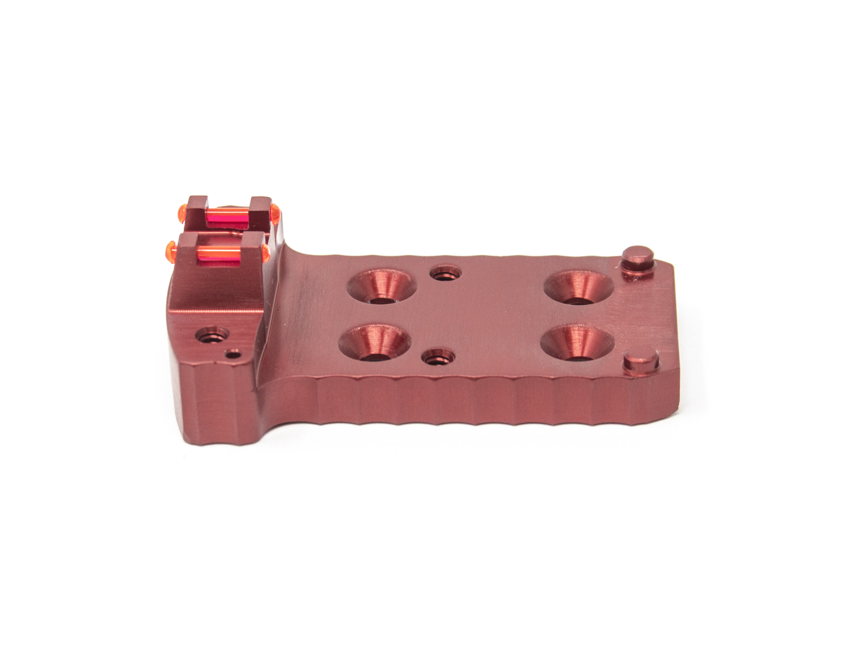 1911 RMR Base Plate (Trijicon Style) -Light-Weight Aluminum -Red, Fiber Optic – Fusion Firearms — image 2