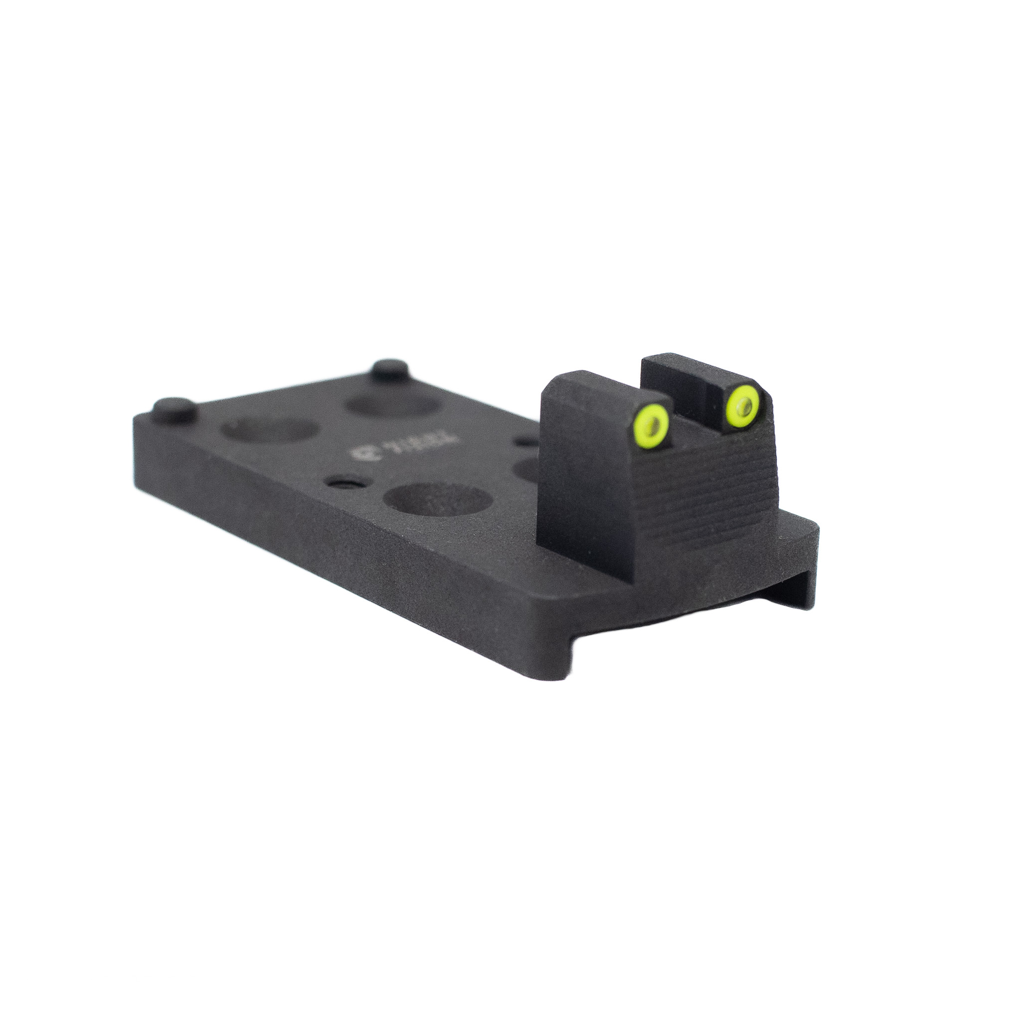 1911 RMR TRIJICON BASE PLATE TRITIUM GREEN OUTLINE - STEEL – Fusion Firearms — image 2