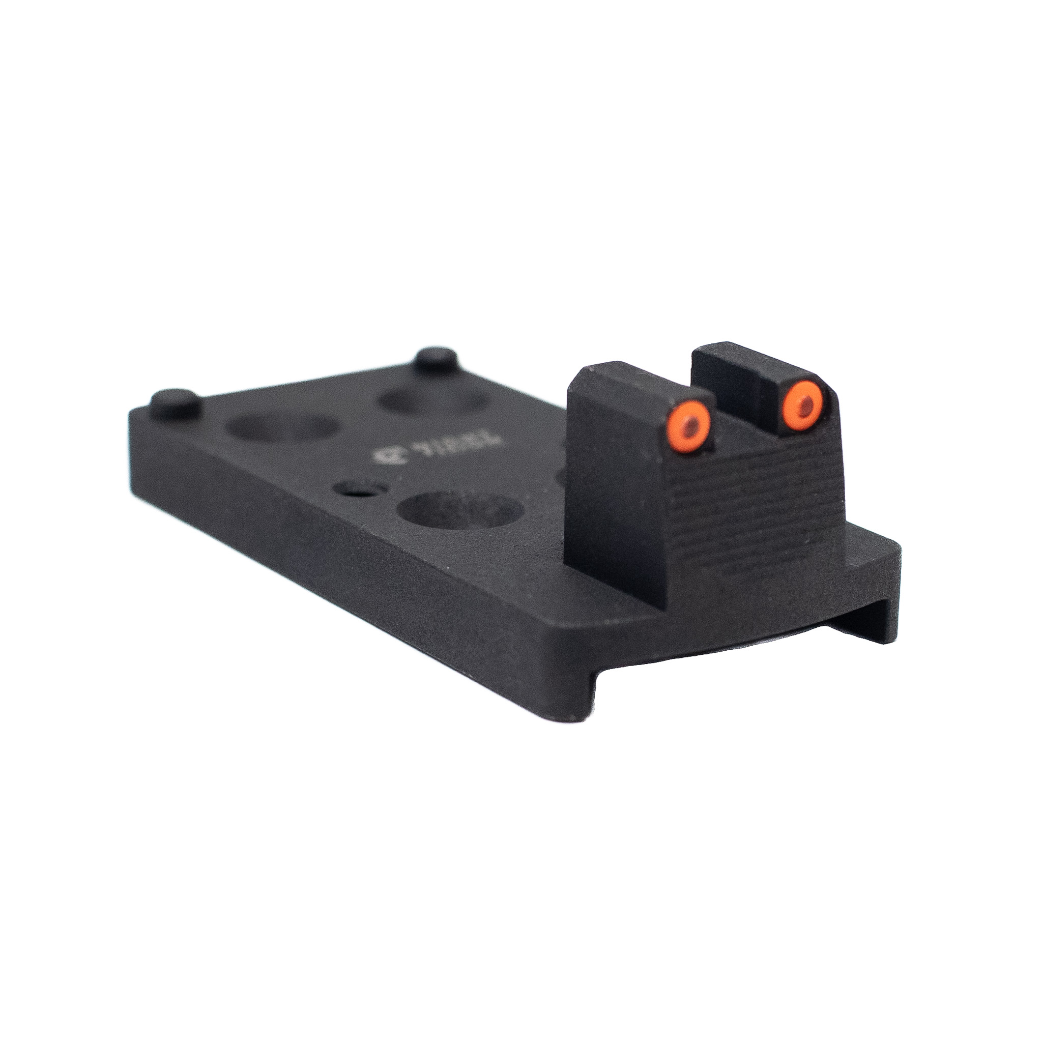 1911 RMR TRIJICON BASE PLATE TRITIUM ORANGE OUTLINE - STEEL – Fusion Firearms — image 2