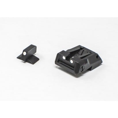 1911 Sig Sauer - White Dot Adjustable Sight Set – Fusion Firearms