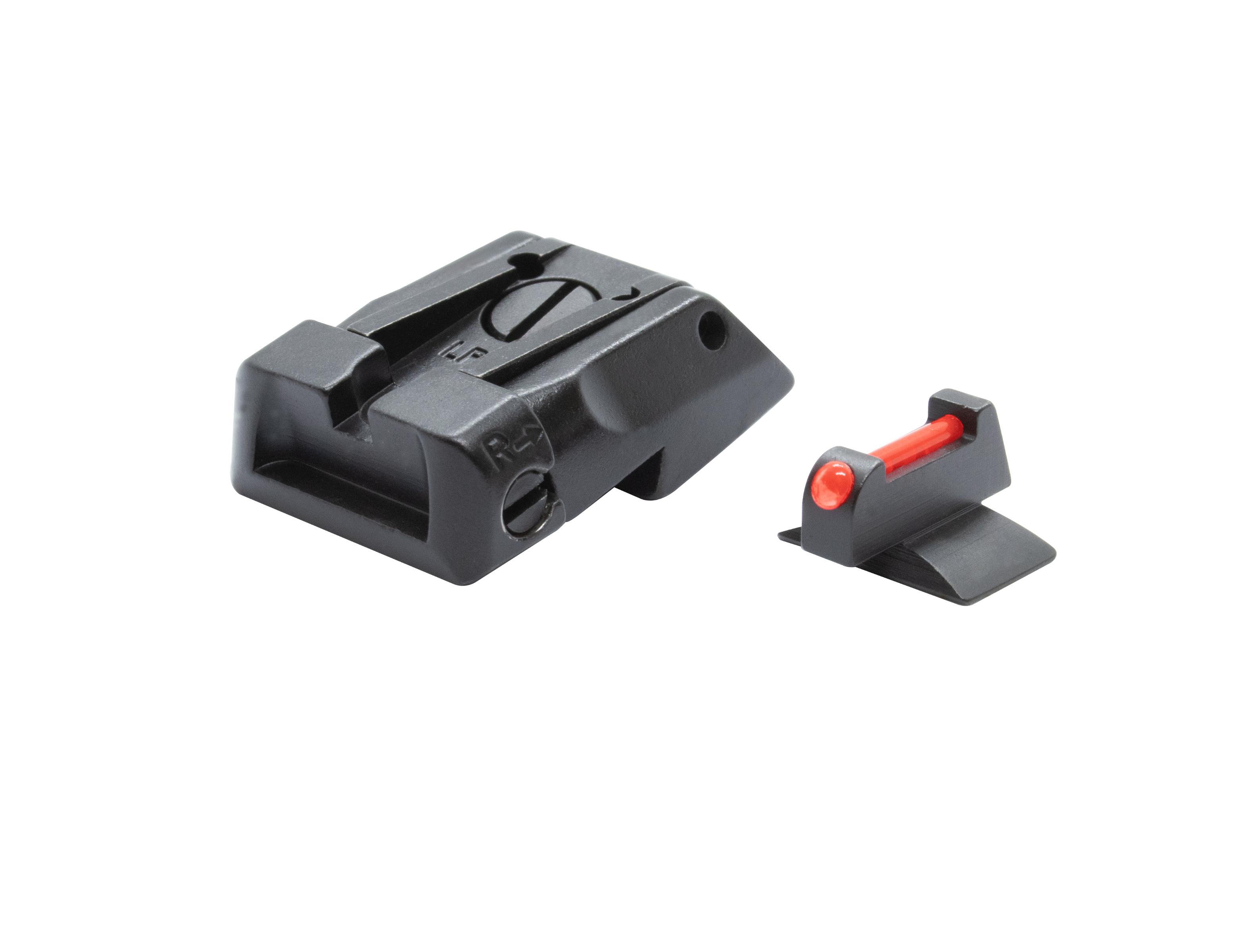 1911 Standard Dovetail - Black Target Adjustable Sight Set Contour Front Sight – Fusion Firearms