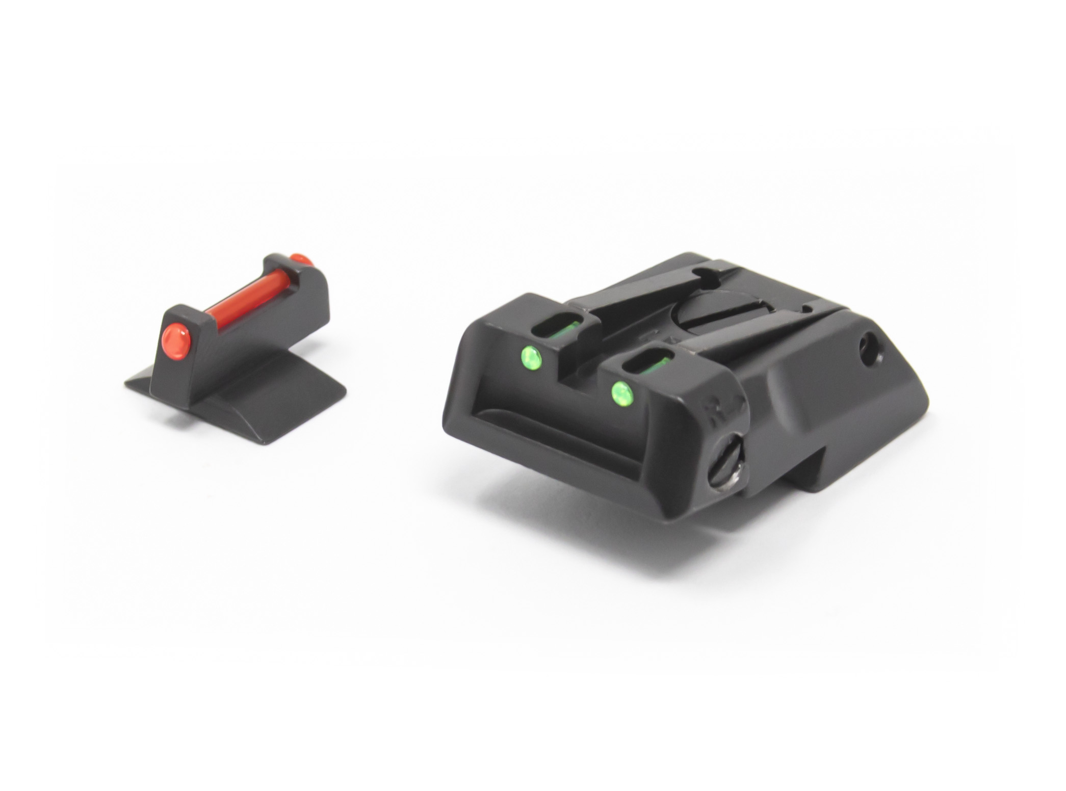 1911 Standard Dovetail - Fiber Optic Adjustable Sight Set Contour Front Sight – Fusion Firearms
