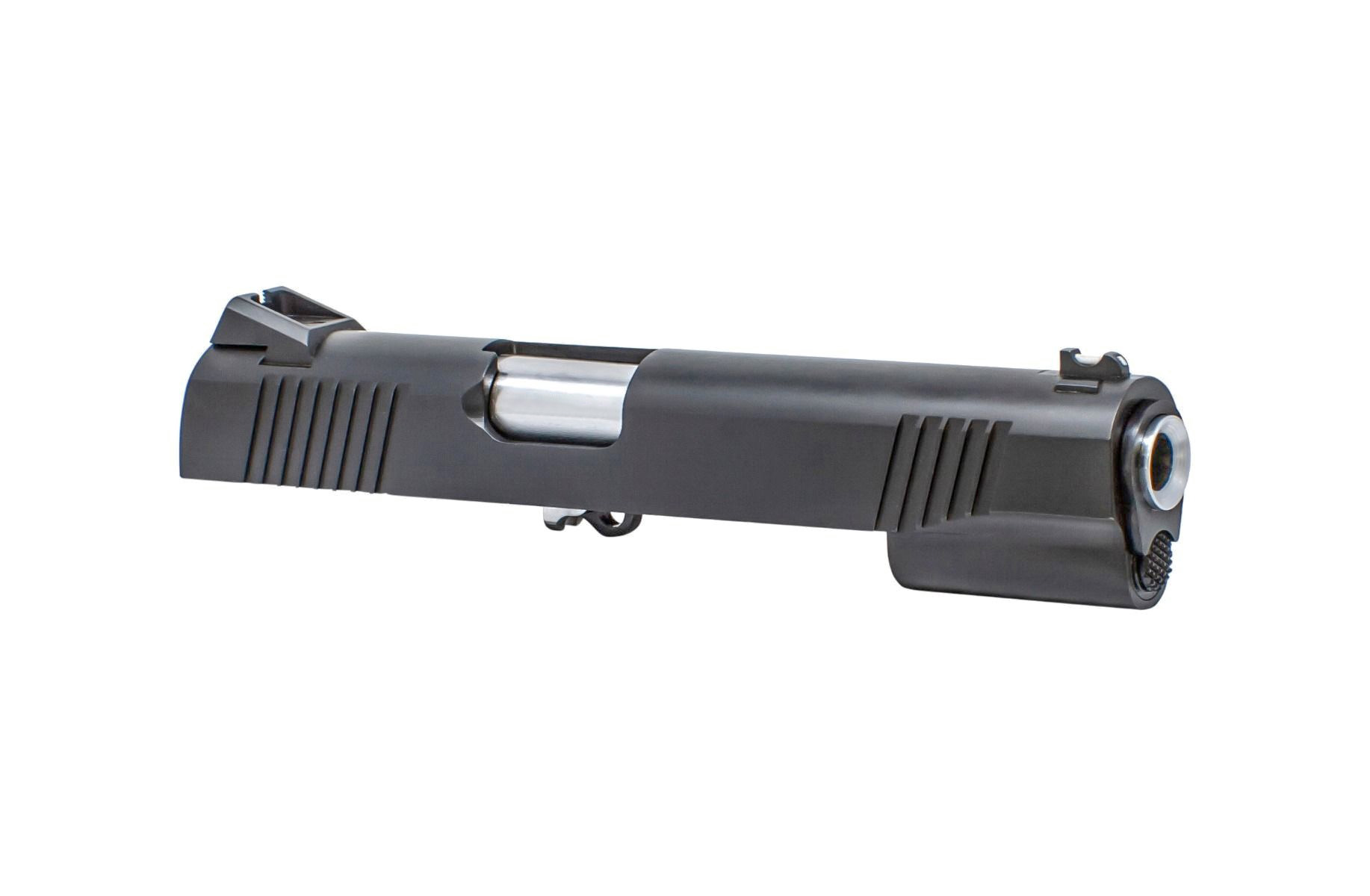 1911 Top-End Assembly - 5" Government, Carbon, Thick Cocking Serrations – Fusion Firearms