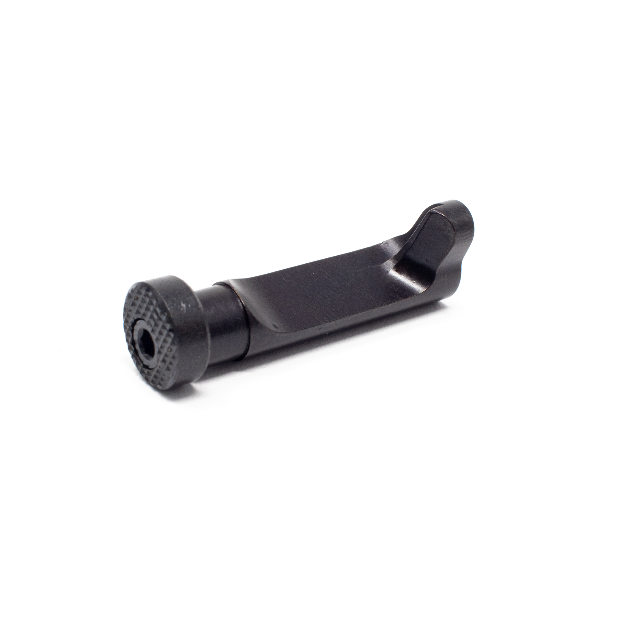1911 Double Stack Magazine Catch - Big Button Extended Black – Fusion Firearms — image 3