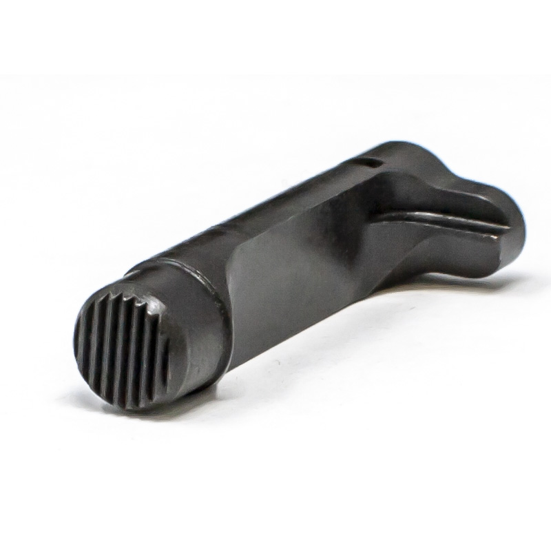 1911 Double Stack Magazine Catch - Extended, Black Serrated – Fusion Firearms