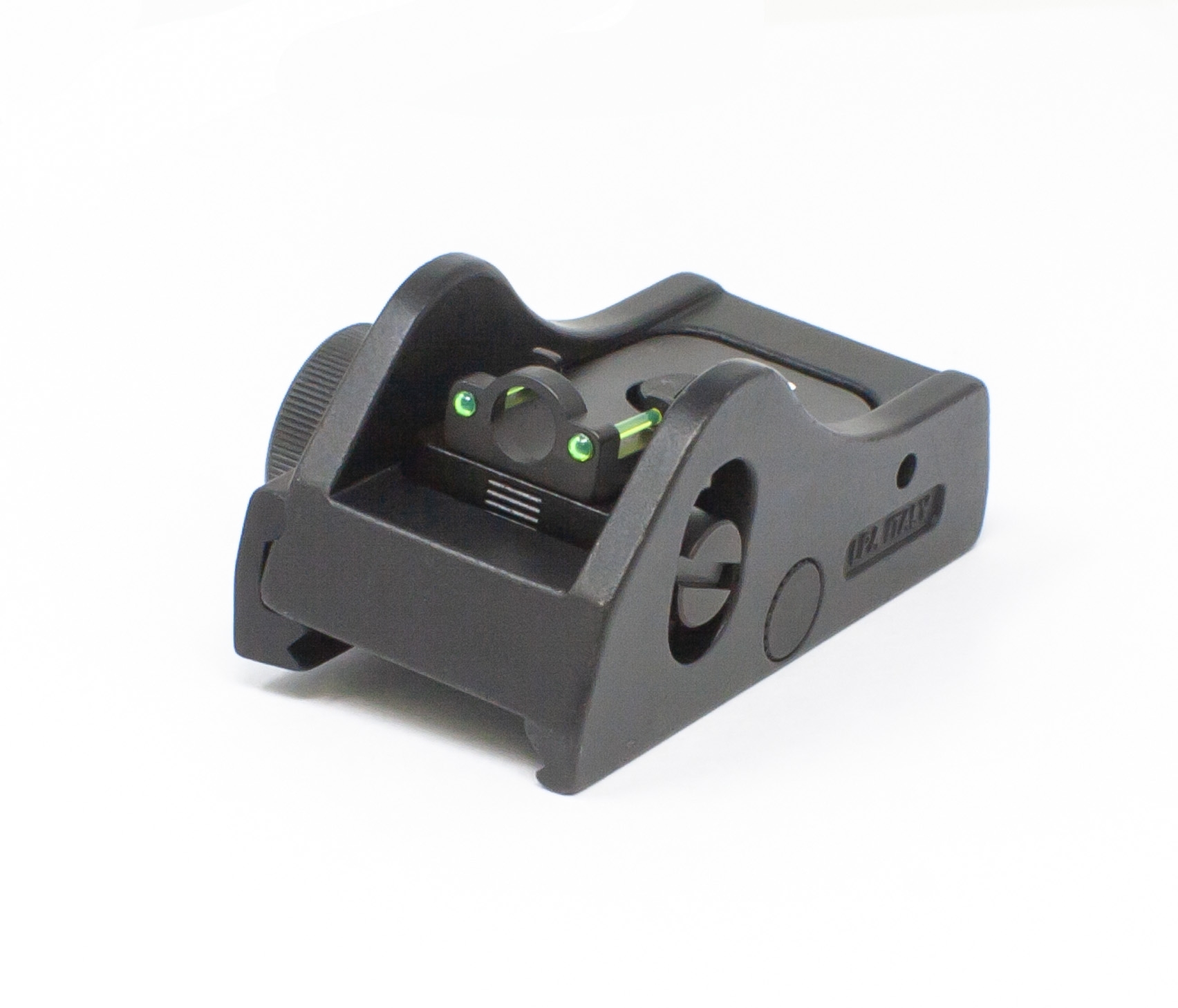 Adjustable Rear Shotgun Sight for Weaver &/or Picatinny Rail - Green Fiber Optic Ghost Ring – Fusion Firearms