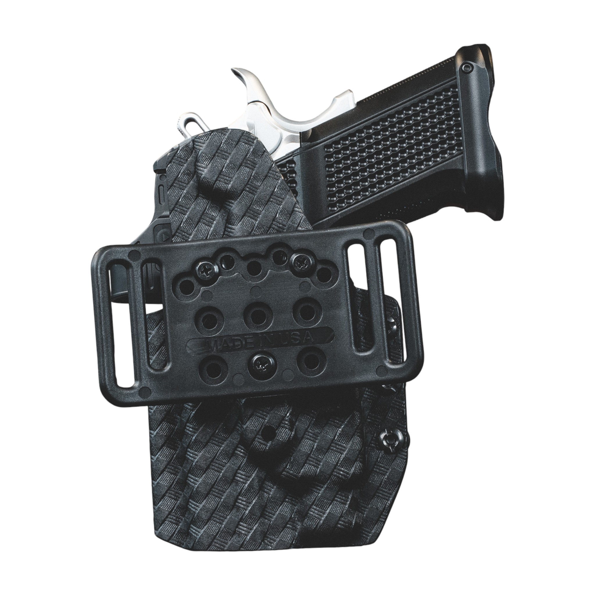 Armzmen OWB XP Pro TLR-7 HLX Holster – Basketweave – Beltloop – Fusion Firearms — image 2