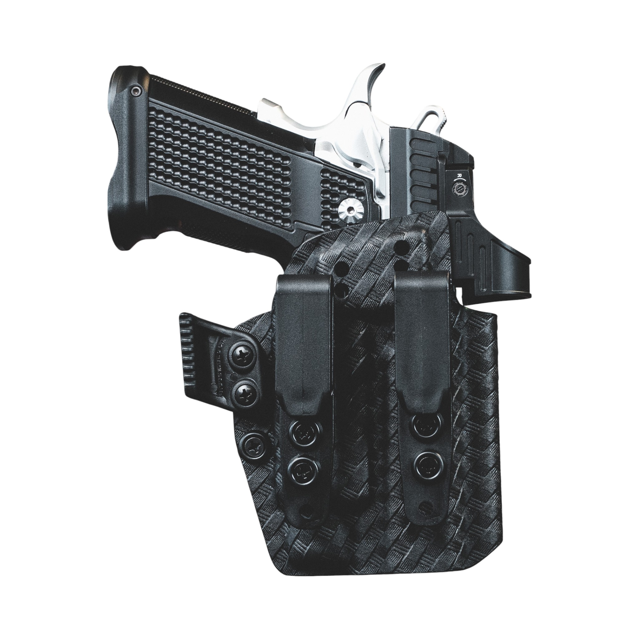 Armzmen XP Pro TLR-7 HLX Holster – Basketweave – GripHooks + RCS Claw – Fusion Firearms