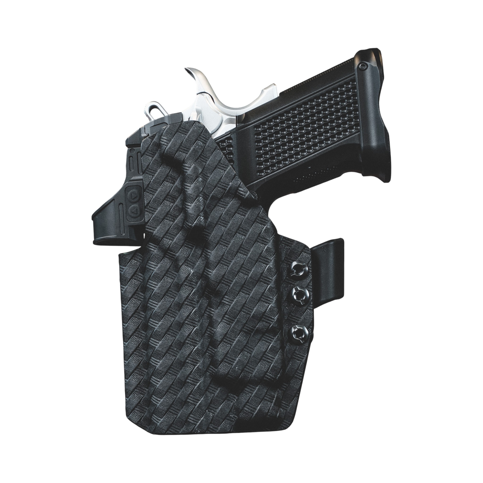 Armzmen XP Pro TLR-7 HLX Holster – Basketweave – GripHooks + RCS Claw – Fusion Firearms — image 2