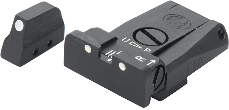 Beretta 92, 96, 98, M9 - White Dot Adjustable Sight Set – Fusion Firearms