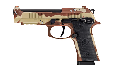 Beretta 92XI 9mm 4.7in Chocolate Chip Cerakote 18+1