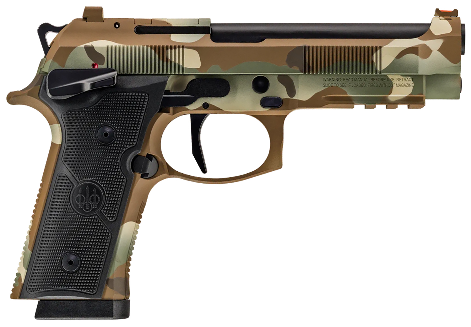 Beretta 92XI SAO 9mm, 4.70 in, 15+1 Multicam
