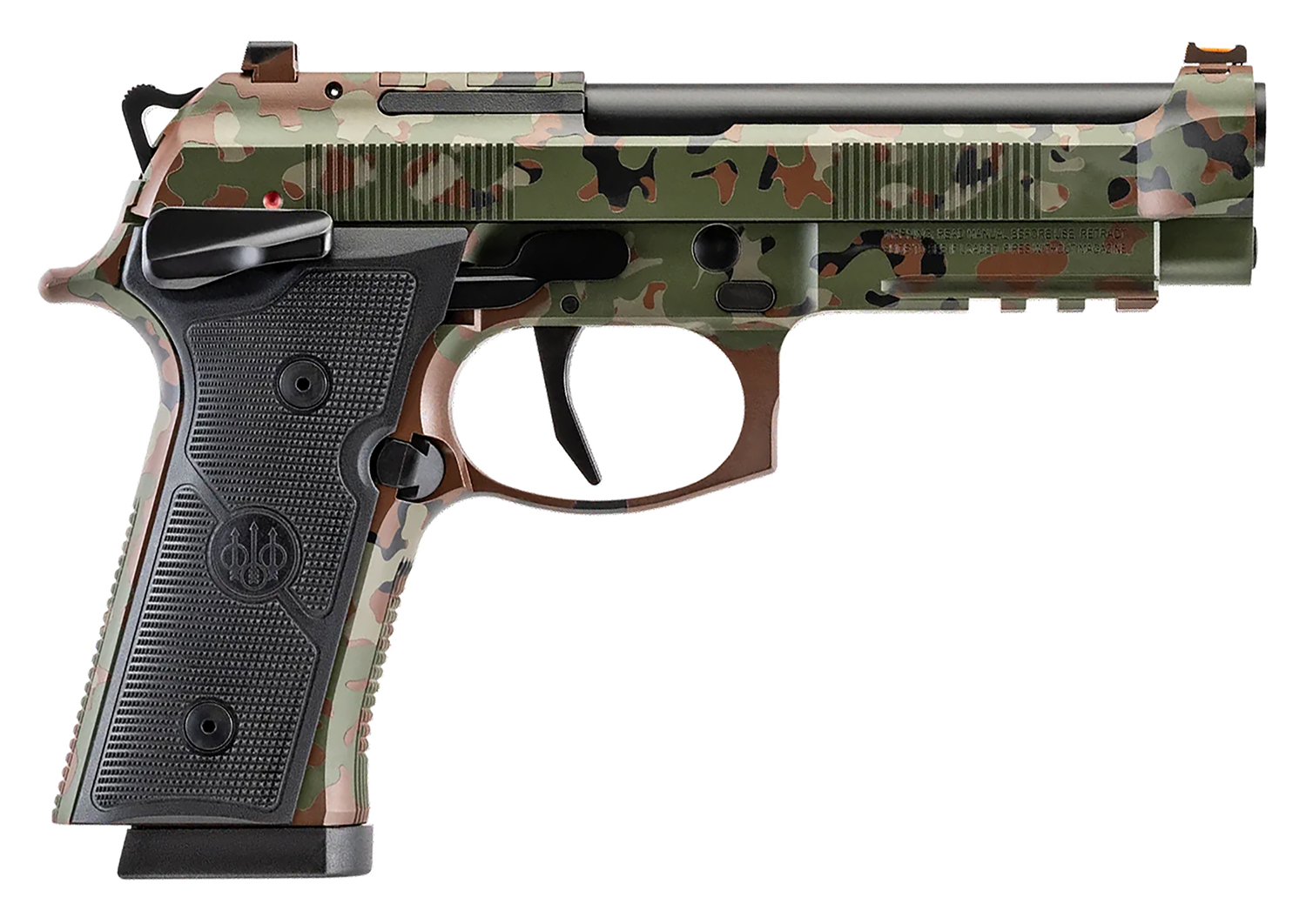 Beretta 92XI SAO 9mm 4.7in Flecktarn 18rd (2 Mags)