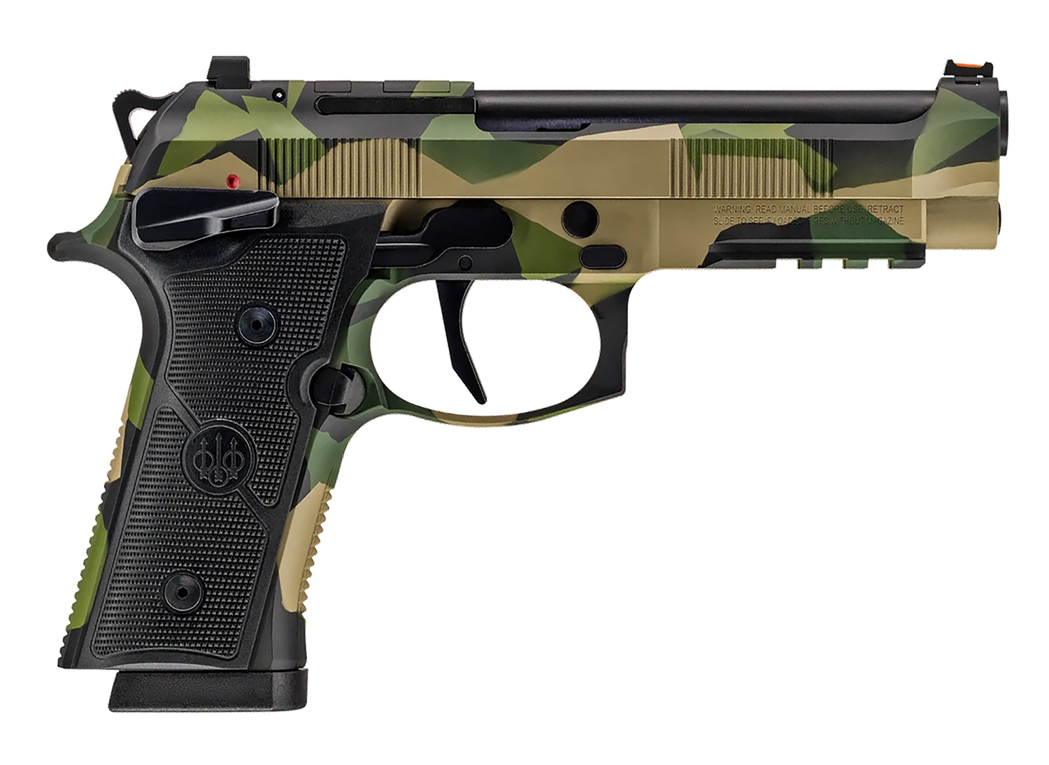 Beretta 92XI Splinter Camo 9mm 4.7 inch 15rd