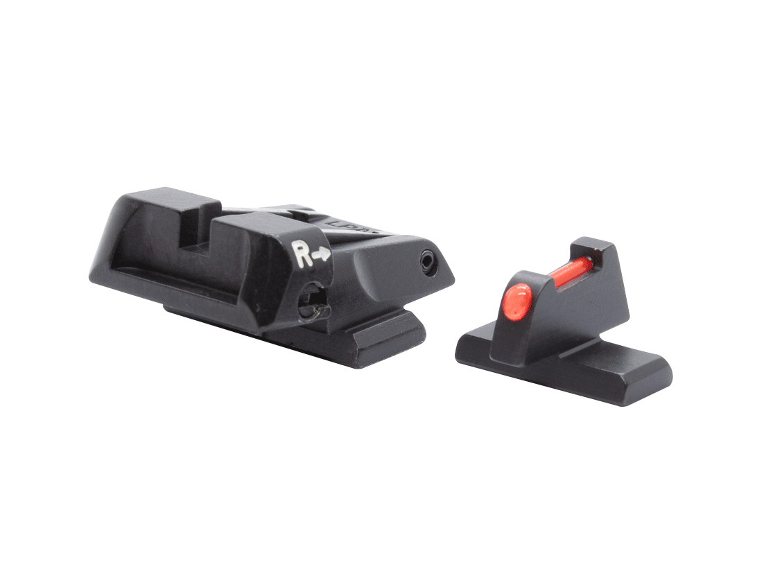Beretta APX - Black Target with Fiber Optic Front Adjustable Sight Set – Fusion Firearms