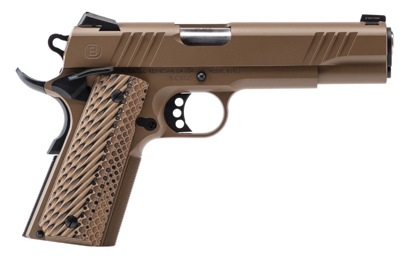 Bersa B1911 .45 ACP 5-inch 8+1 FDE VZ Grips