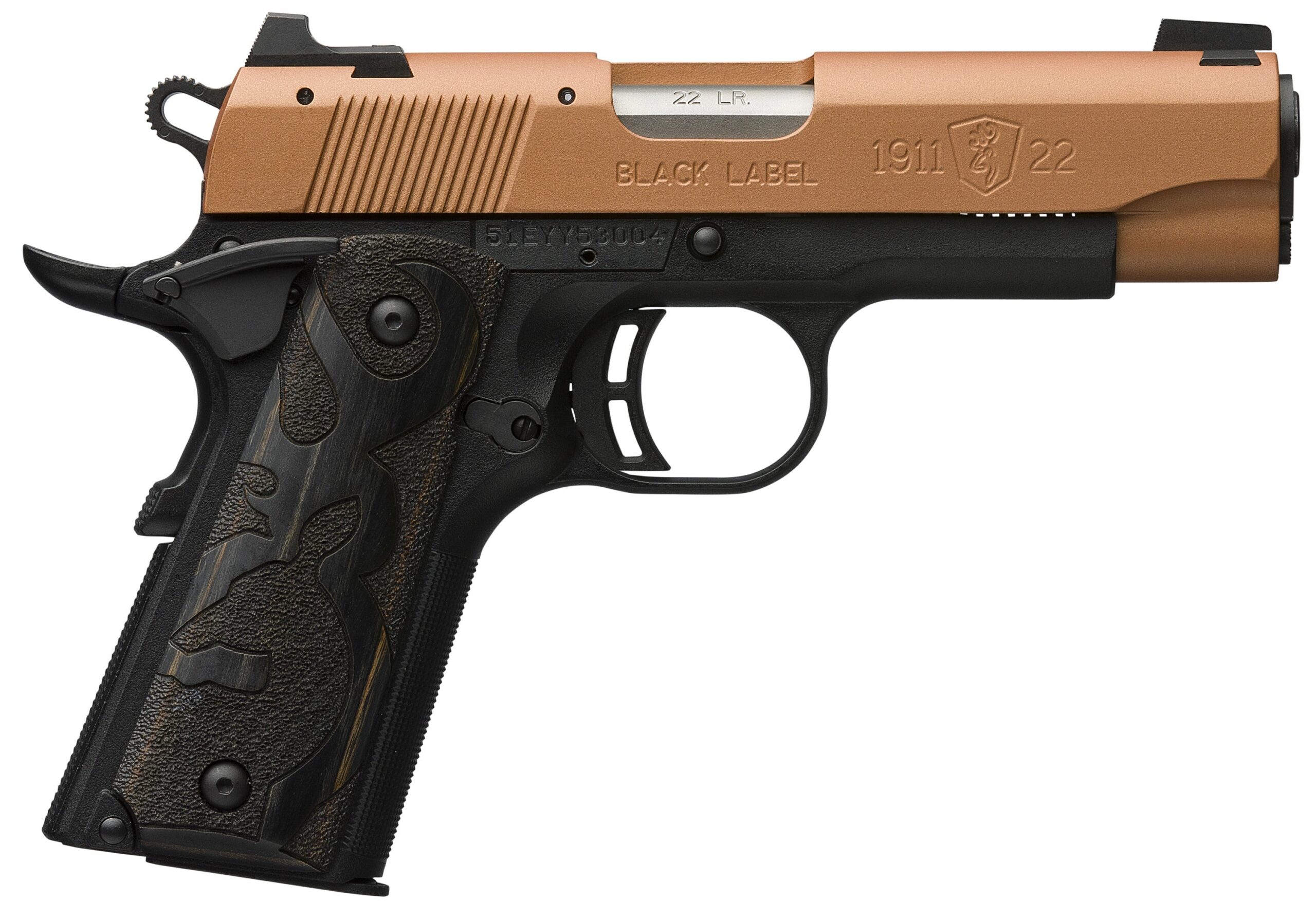 Browning 1911-22 Black Label Compact .22 LR 10rd Copper Slide