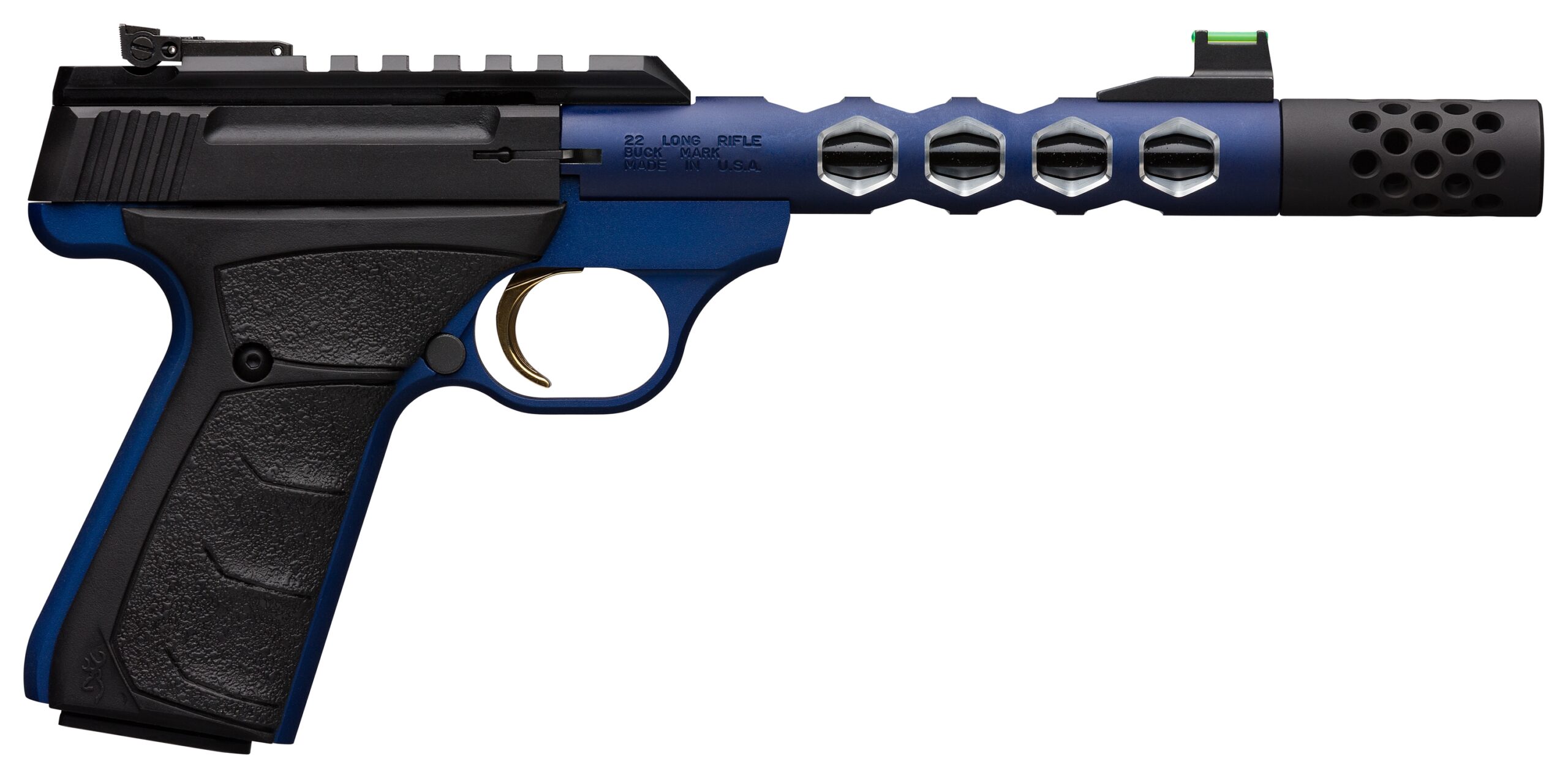 Browning Buck Mark Plus Vision UFX .22 LR Threaded Barrel Blue