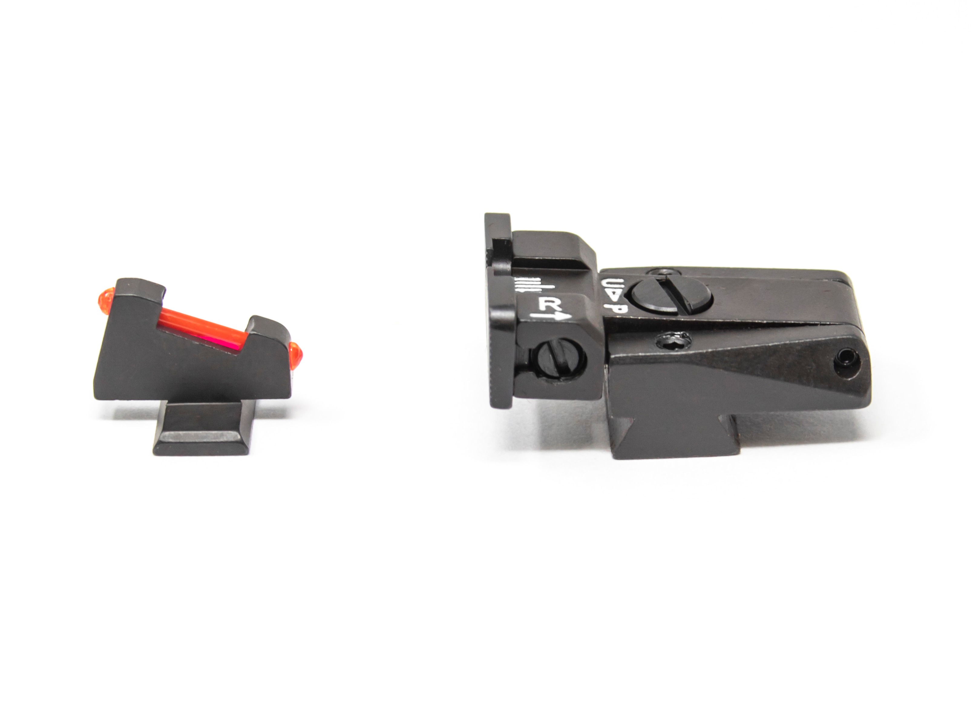 Browning High Power with Front Dovetail - Black Target with Fiber Adj Sight Set – Fusion Firearms — image 2