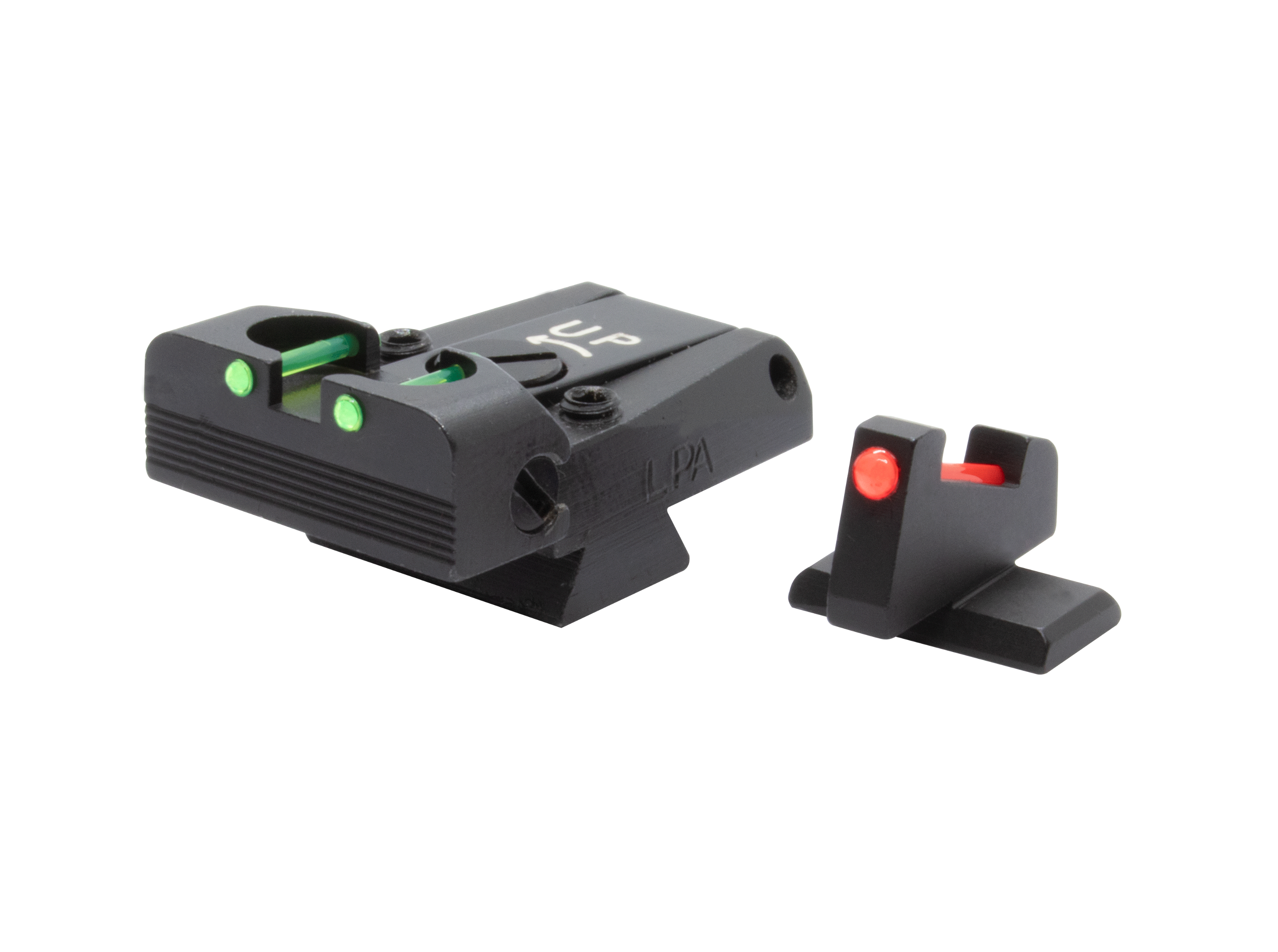 Browning High Power with Front Dovetail - Fiber Optic Adjustable Sight Set – Fusion Firearms