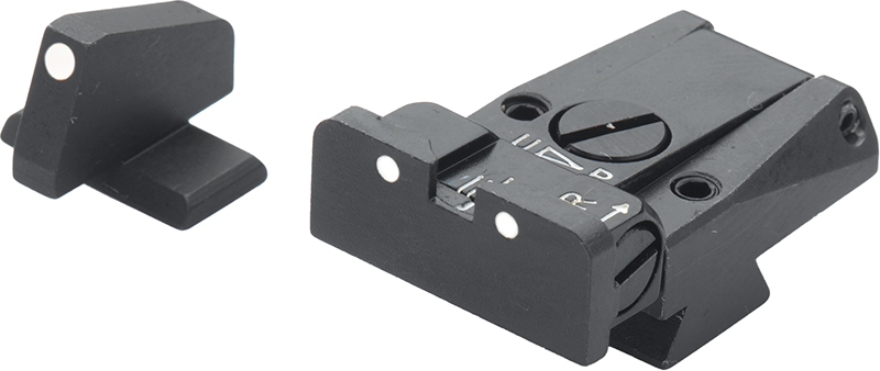Browning High Power with Front Dovetail - White Dot Adjustable Sight Set – Fusion Firearms