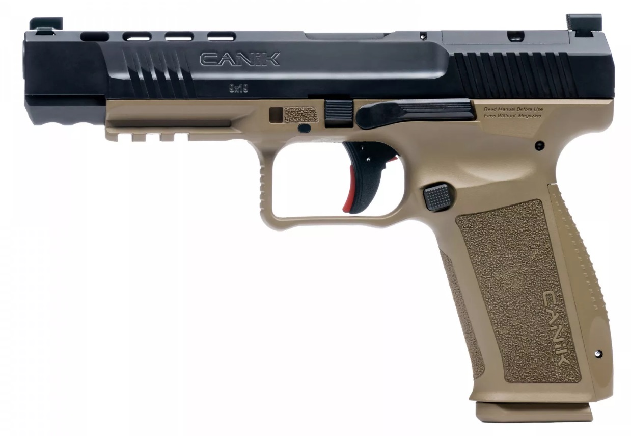 Canik Mete SFx 9mm 5.20 in FDE/Black 10+1 Optic-Ready