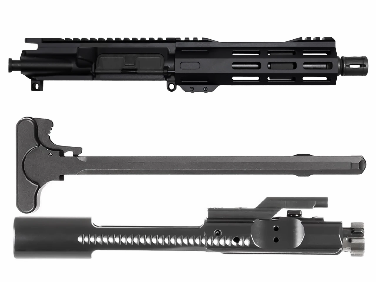 Combat Armory AR-15 300BLK - 7.5" LENGTH 1:7 TWIST W/ 7" SLIM M-LOK HANDGUARD NO Assembly Required With BCG and Charging Handle