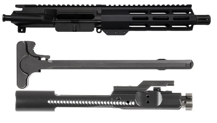 Combat Armory AR-15 .556 - 7.5" LENGTH 1:7 TWIST W/ 7" Full Pic M-LOK HANDGUARD NO Assembly Required With BCG and Charging Handle