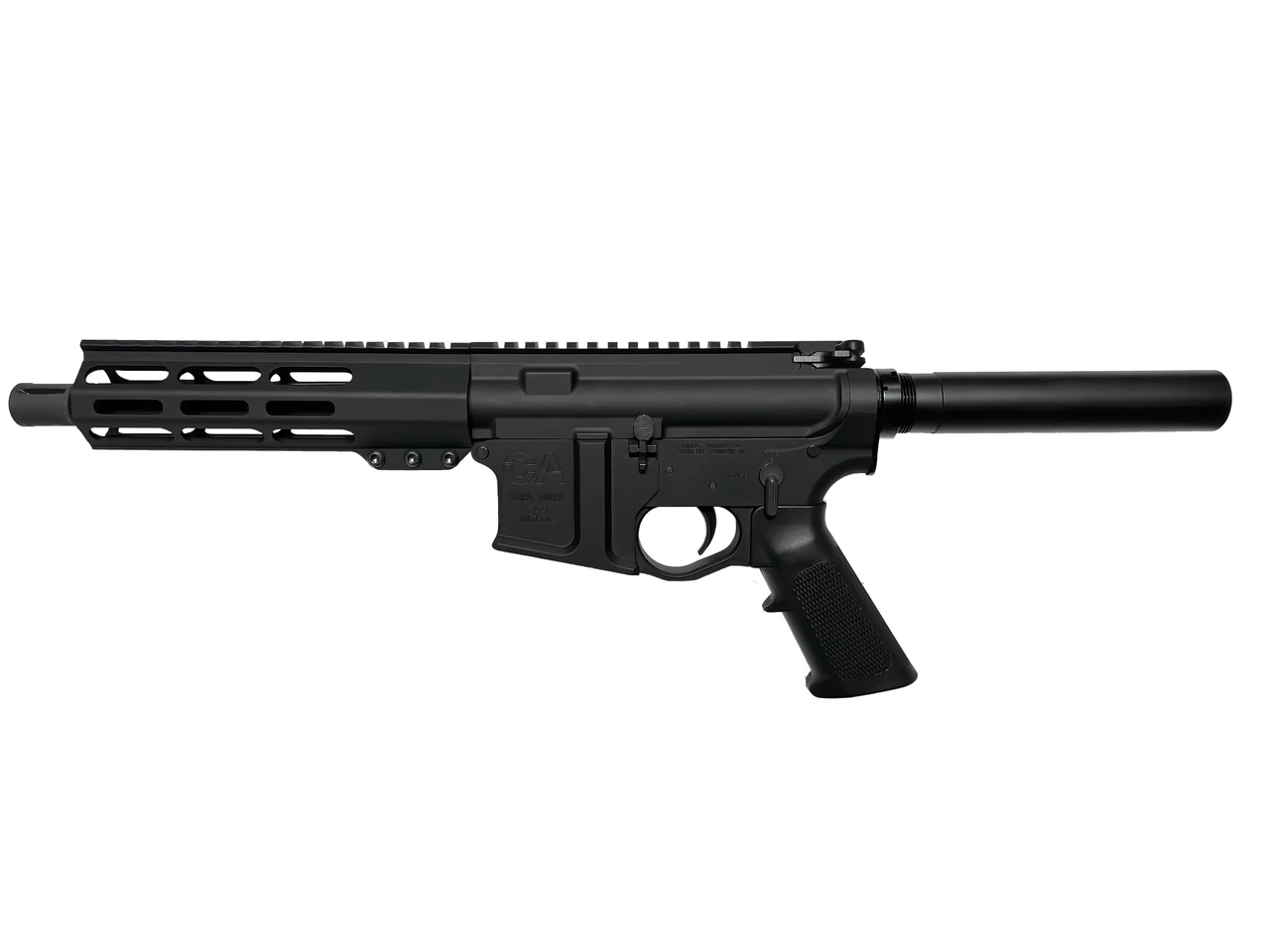 Combat Armory AR15 Full Pic Rail Pistol M-LOK 5.56x45mm NATO 7.5" 30+1 Hard Coat Anodized