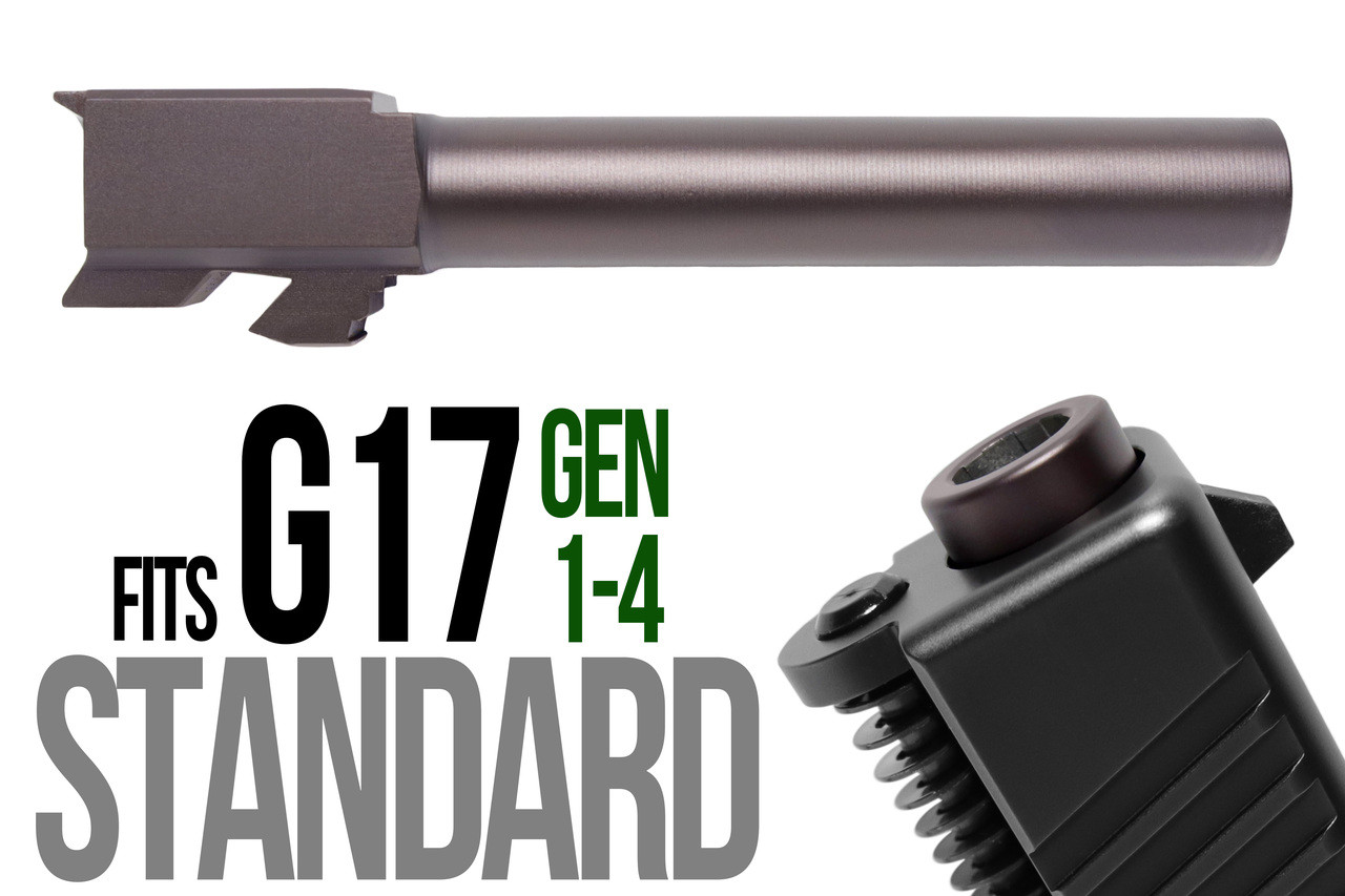 Combat Armory barrel Fits Glock 17  9mm Match Barrel in Plum