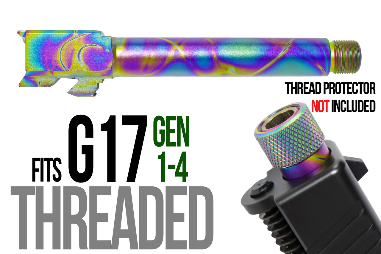Combat Armory barrel Fits Glock 17 9mm Match Barrel Threaded in Python