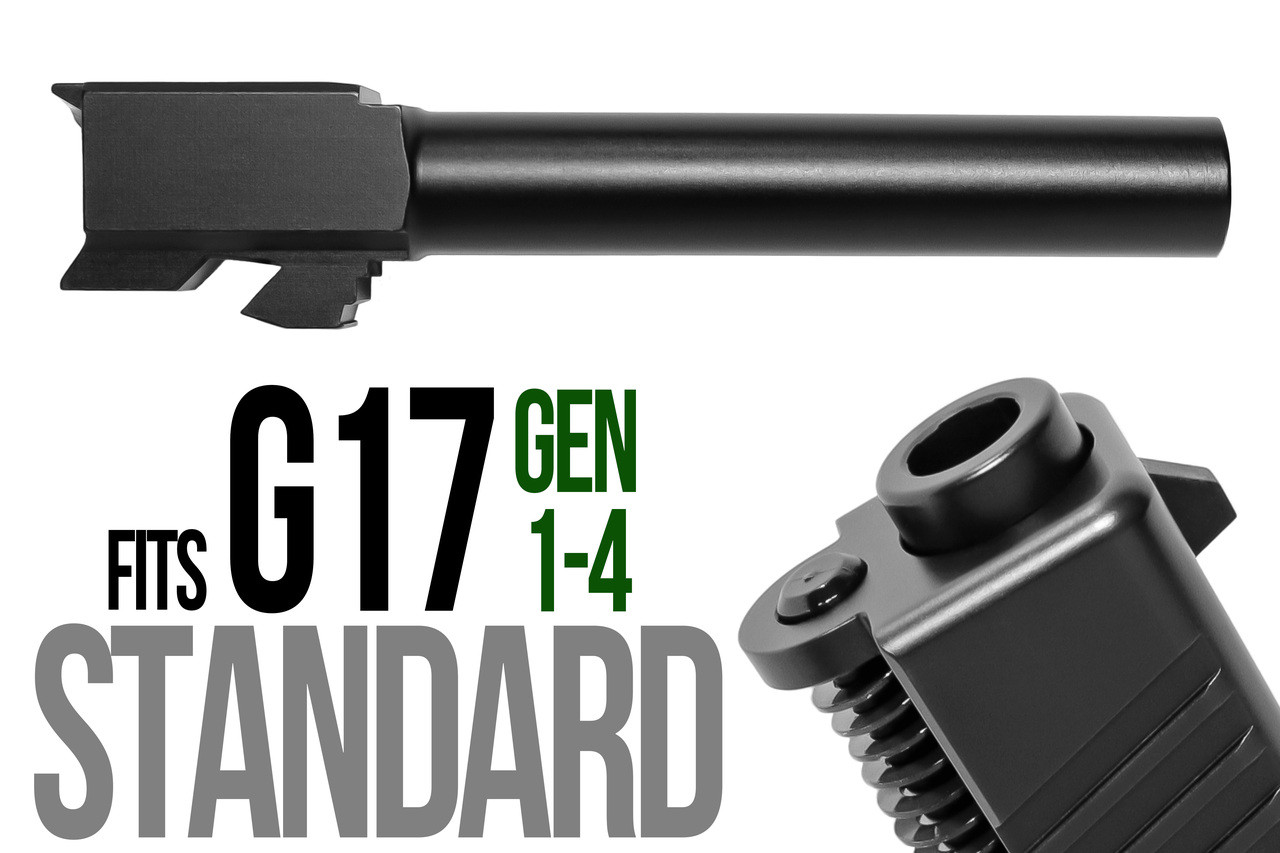 Combat Armory barrel Fits Glock 17 New  9mm Match Grade Barrel