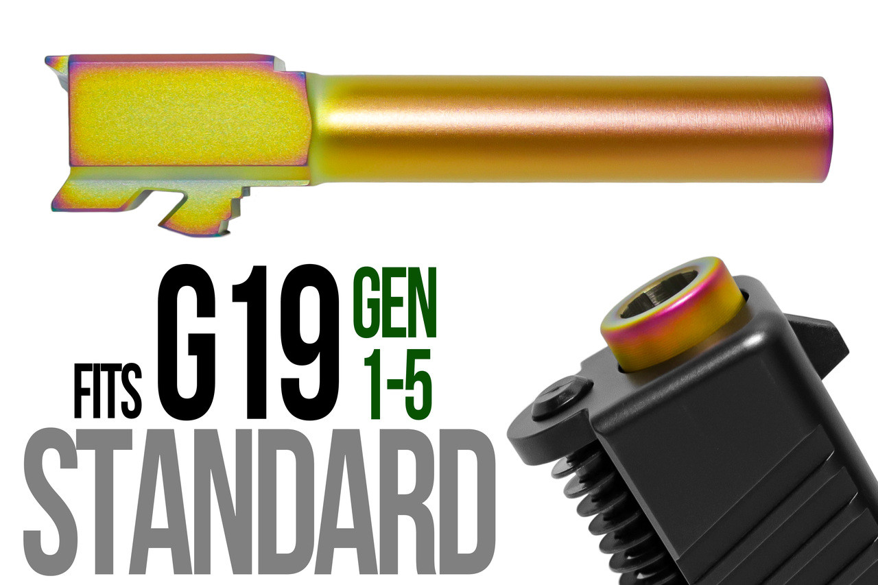 Combat Armory Barrel Fits Glock 19 9mm Match Grade Barrel in Chameleon