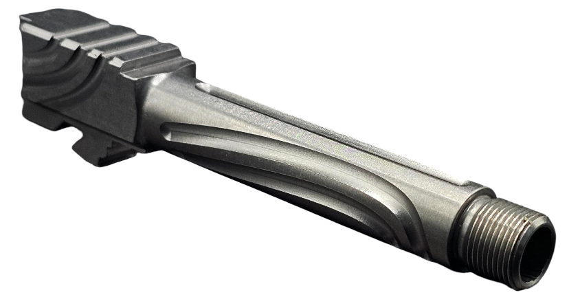 Combat Armory Barrel Fits Glock 19 9mm Match Titan 2 Series Threaded Barrel Naked Stainless Steel