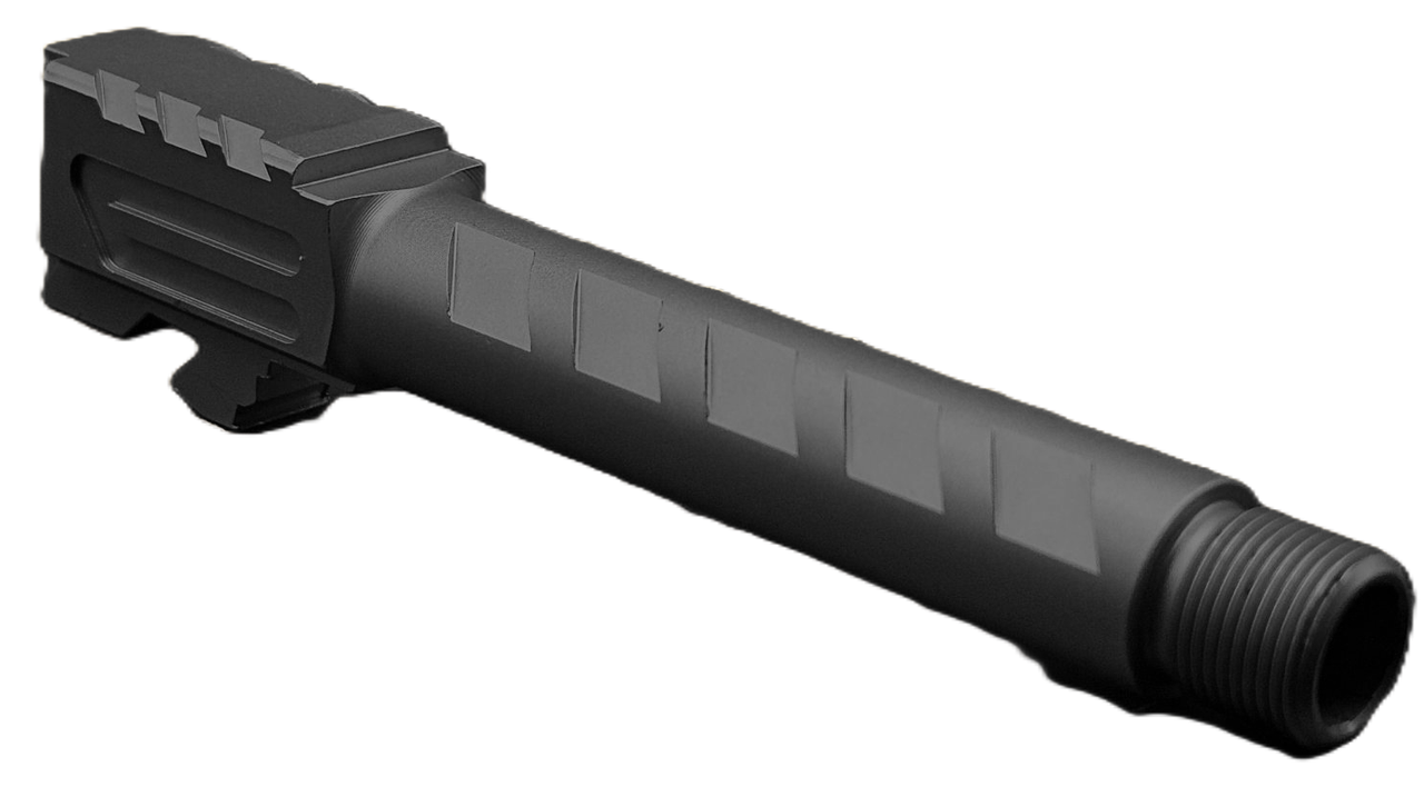 Combat Armory Barrel Fits Glock 19 9mm Match Titan 3 Series Threaded Barrel in Black
