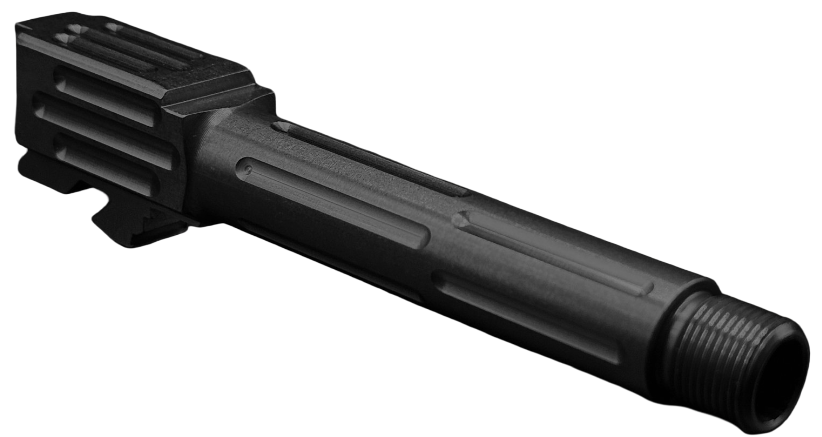Combat Armory Barrel Fits Glock 19 9mm Match Titan 4 Series Threaded Barrel in Black