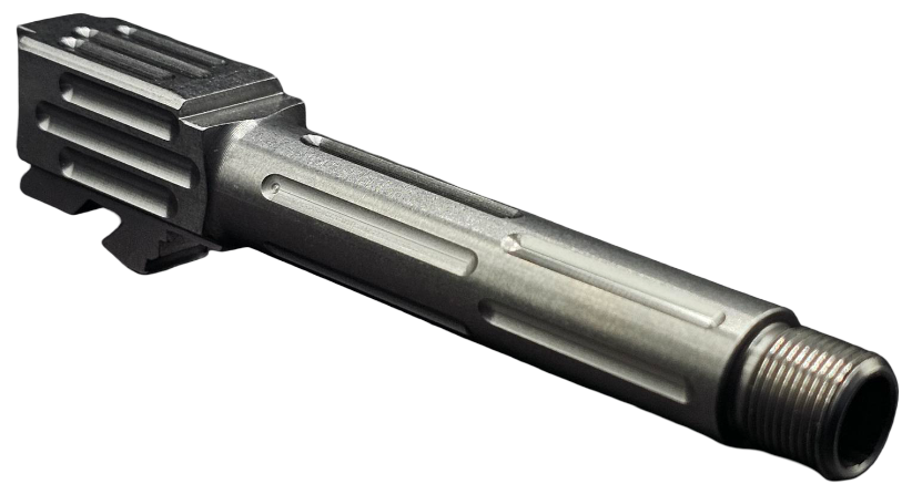 Combat Armory Barrel Fits Glock 19 9mm Match Titan 4 Series Threaded Barrel Naked Stainless Steel