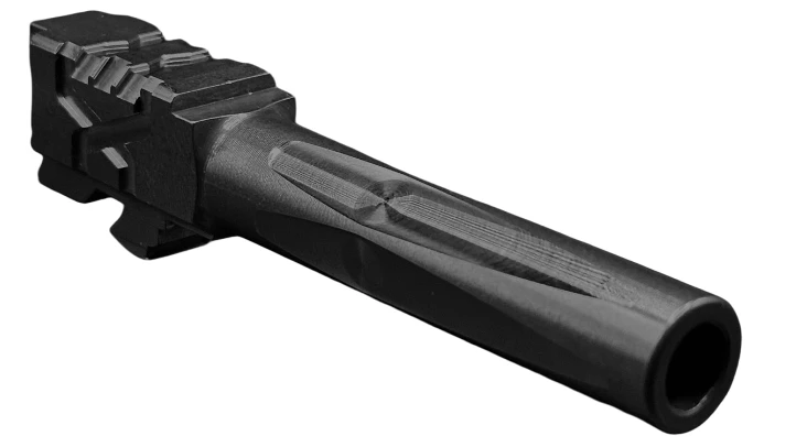 Combat Armory Barrel Fits Glock 19 9mm Match Titan 6 Series Barrel in Black