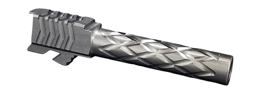 Combat Armory Barrel Fits Glock 19 9mm Match Titan 1 Series Barrel Naked Stainless Steel