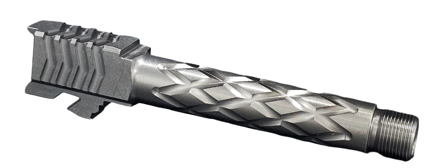 Combat Armory Barrel Fits Glock 19 9mm Match Titan 1 Series Threaded Barrel Naked Stainless Steel