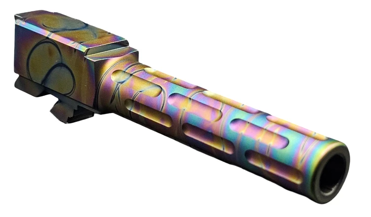 Combat Armory barrel Fits Glock 19 9mm Morse Code Barrel in Python