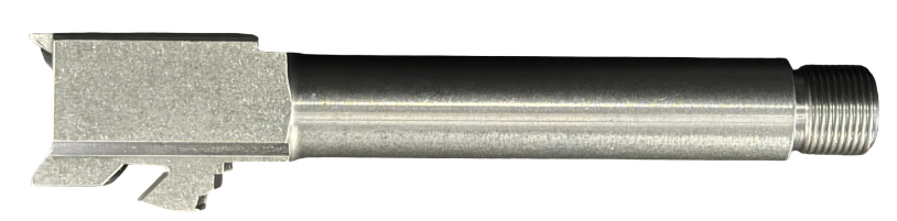 Combat Armory Barrel Fits Glock 19 New 9mm Match Grade Barrel Threaded in Naked Stainless Steel