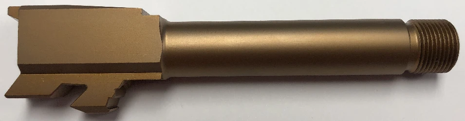 Combat Armory Barrel Fits Glock 43 43x 9mm Barrel Threaded in Copper