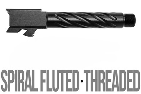 Combat Armory Barrel Fits Ruger RXM 9mm Match Thick Spiral Fluted Barrel Threaded
