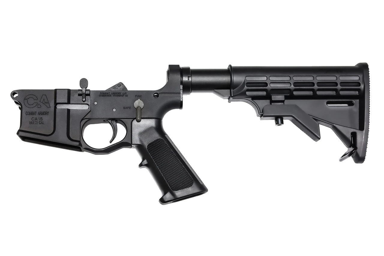 Combat Armory Complete AR-15 Rifle Lower Receiver
