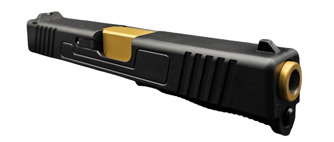 Combat Armory Slide Fits Glock 19 Gen3 Fully Assembled Radius in Gold